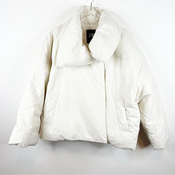 Zara Women's Cream Jacket - Picture 1 of 7